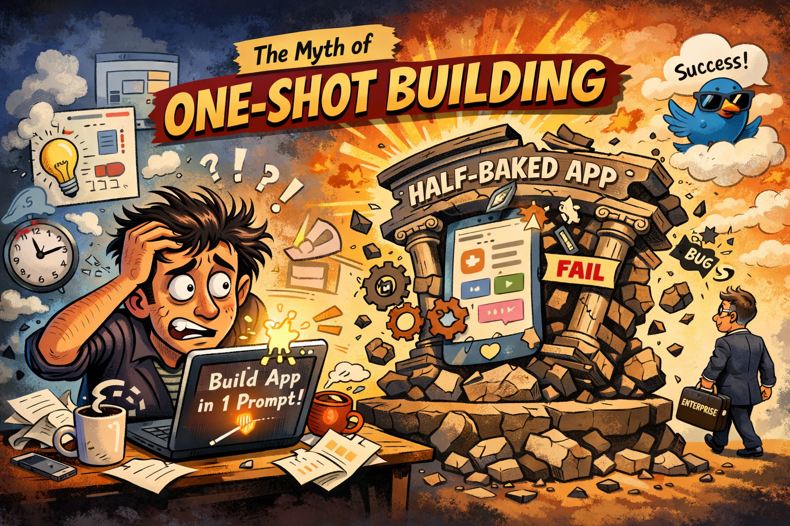 The Myth of One-Shot Builds